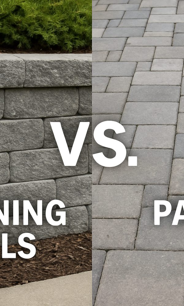 Retaining Walls vs. Pavers: Which is Better for Your Landscape?